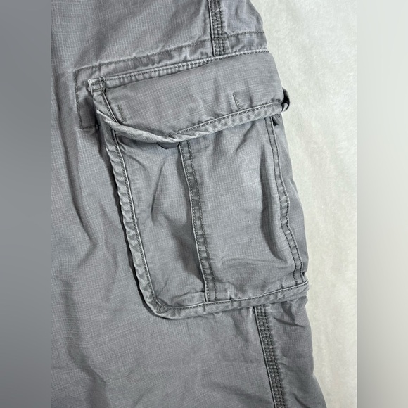 L.L. Bean Men's 32W 34L Hiking Outdoor Cargo Pants Carpenter Tactical Gray - Picture 3 of 12